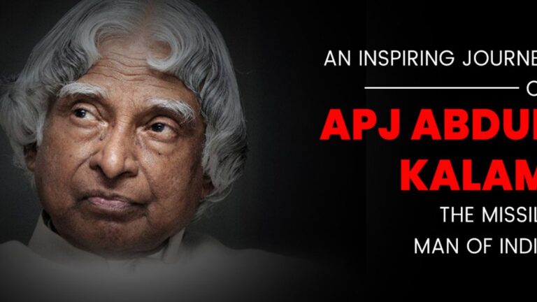 Abdul Kalam: The Missile Man of India